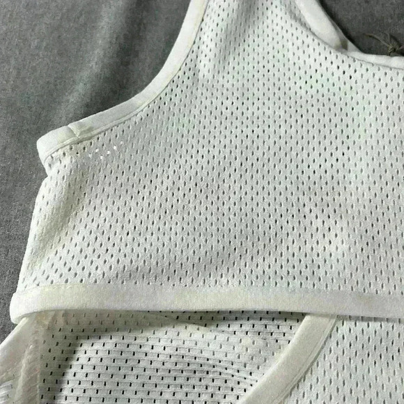 Stella McCartney Mesh tank top white size XSmall new Stu singlet - Picture 9 of 10